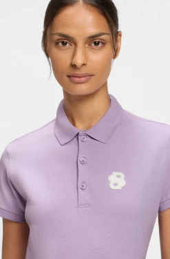 Equestrian Poloshirt aus Stretch-Baumwolle mit Double-B-Monogramm