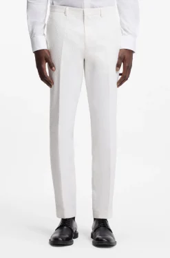 Extra Slim-Fit Anzug aus Stretch-Baumwolle-Seersucker mit drei Pieces