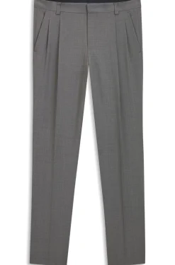 Extra Slim-Fit Hose aus strukturierter Schurwolle