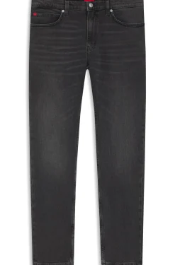 Extra Slim-Fit Jeans aus grauem Stretch-Denim