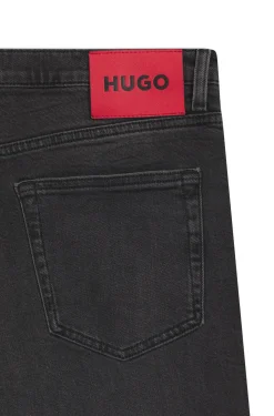 Extra Slim-Fit Jeans aus grauem Stretch-Denim