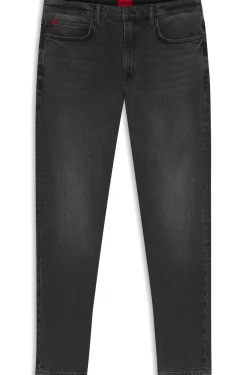 Extra Slim-Fit Jeans aus grauem Stretch-Denim
