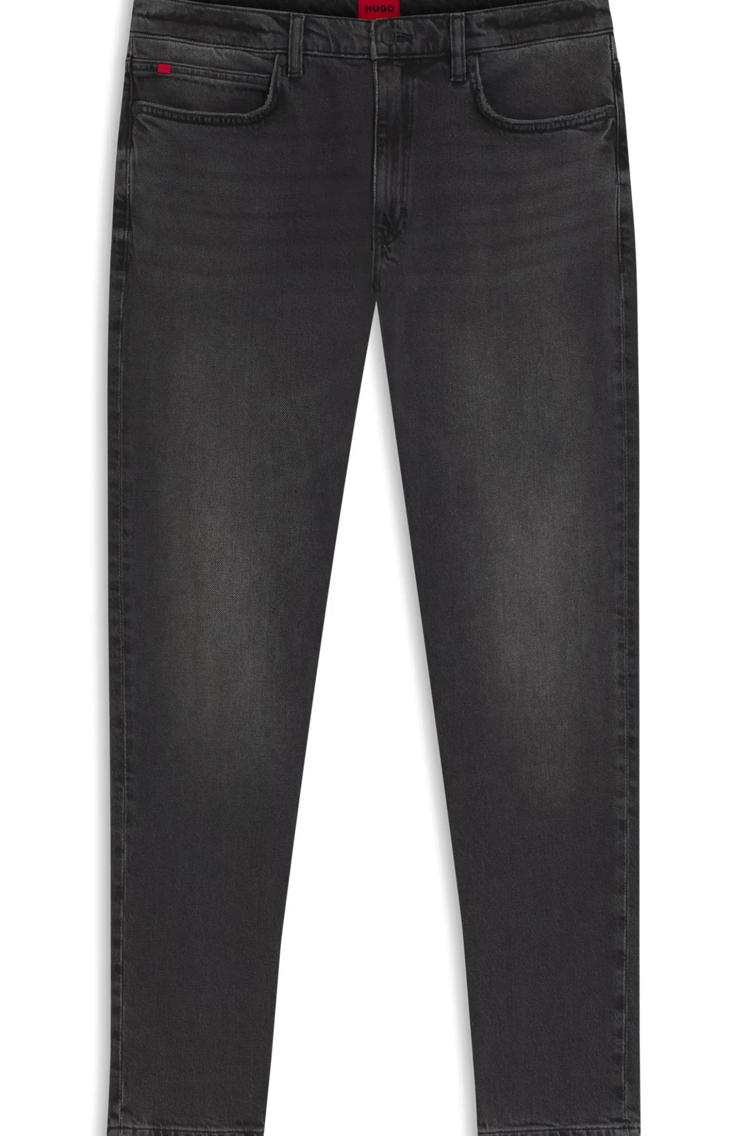 Extra Slim-Fit Jeans aus grauem Stretch-Denim