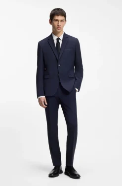 Extra Slim-Fit Zweiteiler aus Woll-Mix