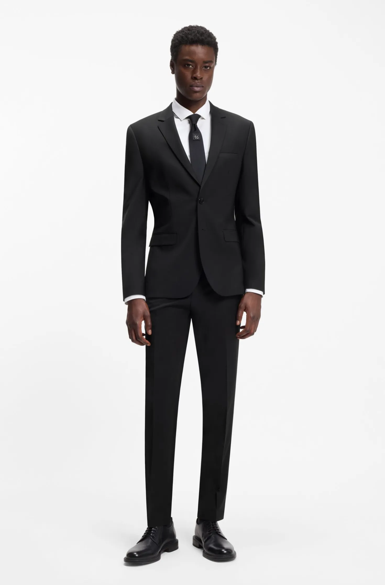 Extra Slim-Fit Zweiteiler aus Woll-Mix