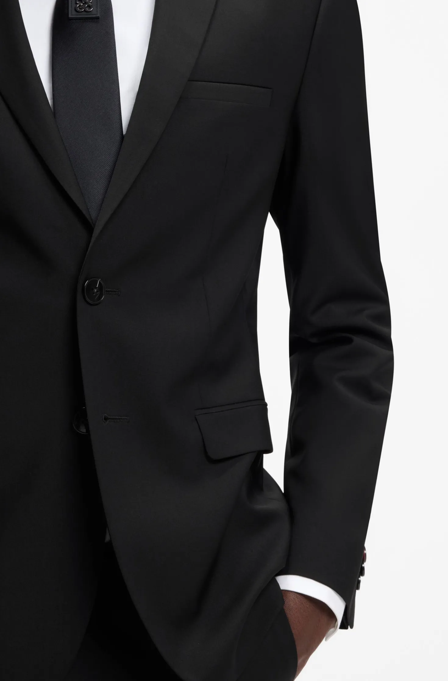 Extra Slim-Fit Zweiteiler aus Woll-Mix