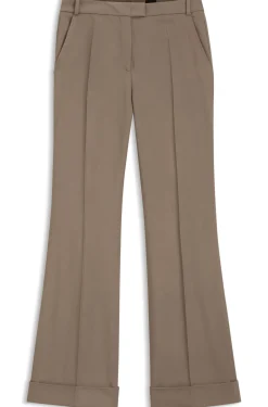 Flared-Fit Hose aus Stretch-Gabardine
