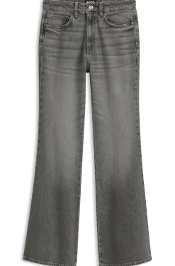 Flared-Fit Jeans aus Stretch-Denim in Marmor-Optik