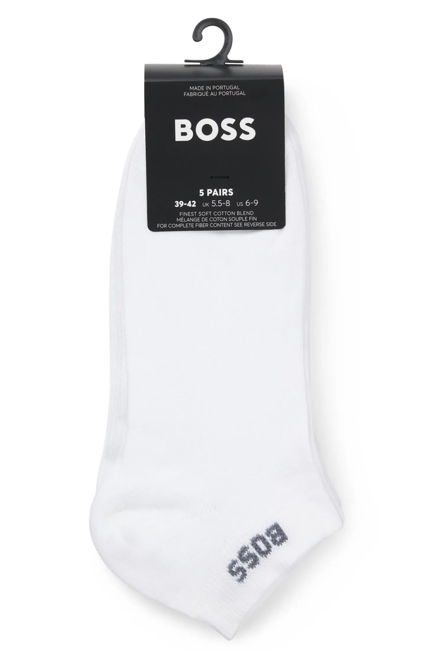 Fünferpack knöchellange Socken mit Logo-Details