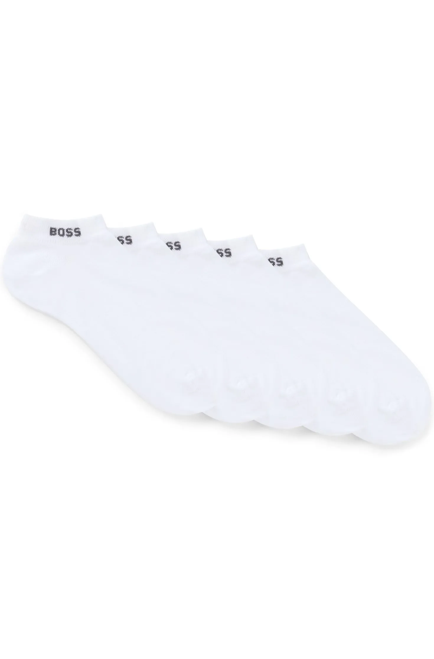 Fünferpack knöchellange Socken mit Logo-Details