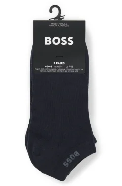 Fünferpack Sneakers-Socken aus Baumwoll-Mix mit Branding