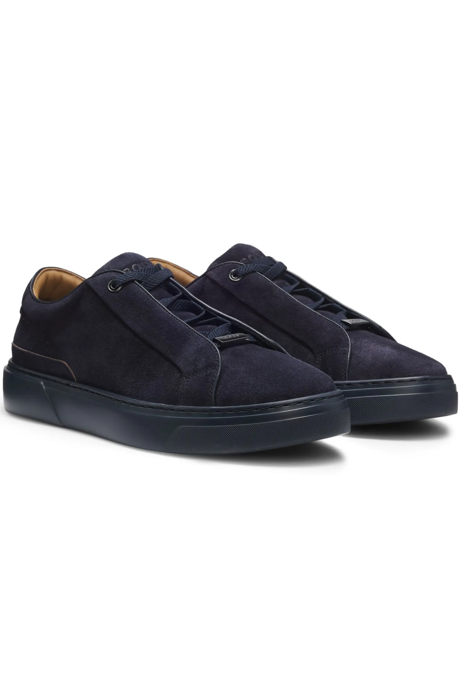 Gary Sneakers aus Veloursleder mit elastischem Schnürsystem