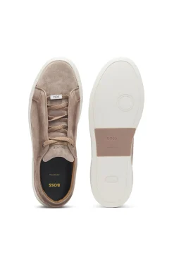 Gary Sneakers aus Veloursleder mit elastischem Schnürsystem