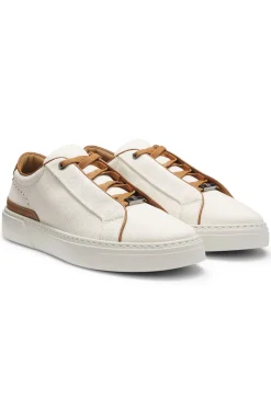 Gary Sneakers mit Canvas-Obermaterial und Lederbesatz