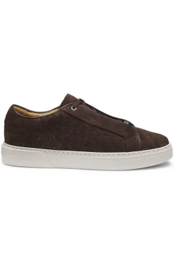Gary Sneakers mit gewebten Veloursleder-Obermaterial