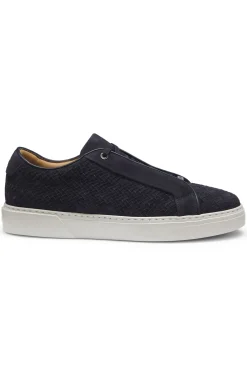 Gary Sneakers mit gewebten Veloursleder-Obermaterial