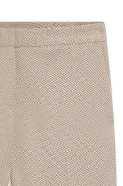 Gemusterte Slim-Fit Hose aus Performance-Stretch-Jersey