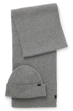 Geschenk-Set aus Mütze und Schal