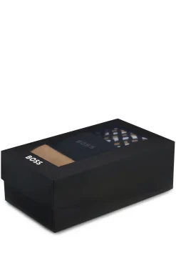 Geschenk-Set mit mittelhohen Socken im Dreierpack