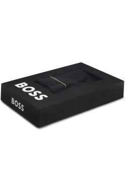 Geschenk-Set mit Mütze und Schal mit Streifen-Details
