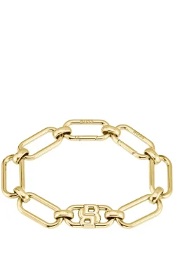 Goldfarbenes Armband mit Double-B-Monogramm