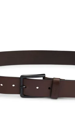 Gürtel aus italienischem Leder mit Logo-Prägung auf der Schlaufe