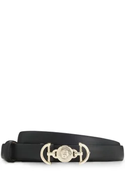 Gürtel aus italienischem Leder mit Double-B-Monogramm-Schließe