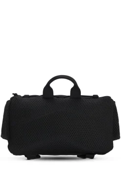 Gürteltasche mit blauem Logo-Label