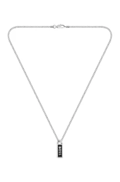 Halskette mit Logo-Plakette
