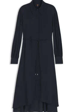 Hemdblusenkleid aus Crêpe de Chine