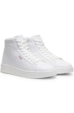 Hightop Sneakers aus Kunstleder