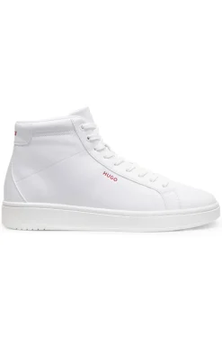 Hightop Sneakers aus Kunstleder