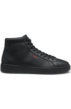Hightop Sneakers aus Kunstleder