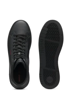 Hightop Sneakers aus Kunstleder