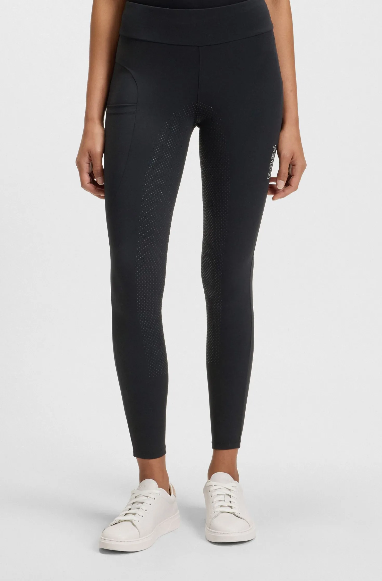 High-Waist Reitsport-Leggings aus Power-Stretch-Gewebe
