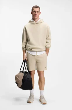 Hoodie aus Baumwoll-Mix mit reflektierender Grafik