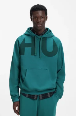 Hoodie aus Baumwoll-Terry mit Logo-Print