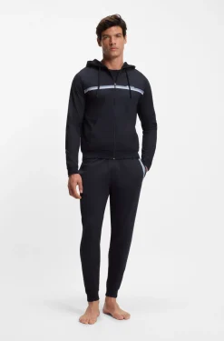 Hoodie aus Baumwoll-Terry mit Reißverschluss