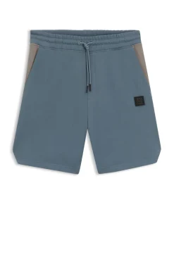 HUGO x RB Shorts aus Baumwoll-Terry mit Stiermotiv