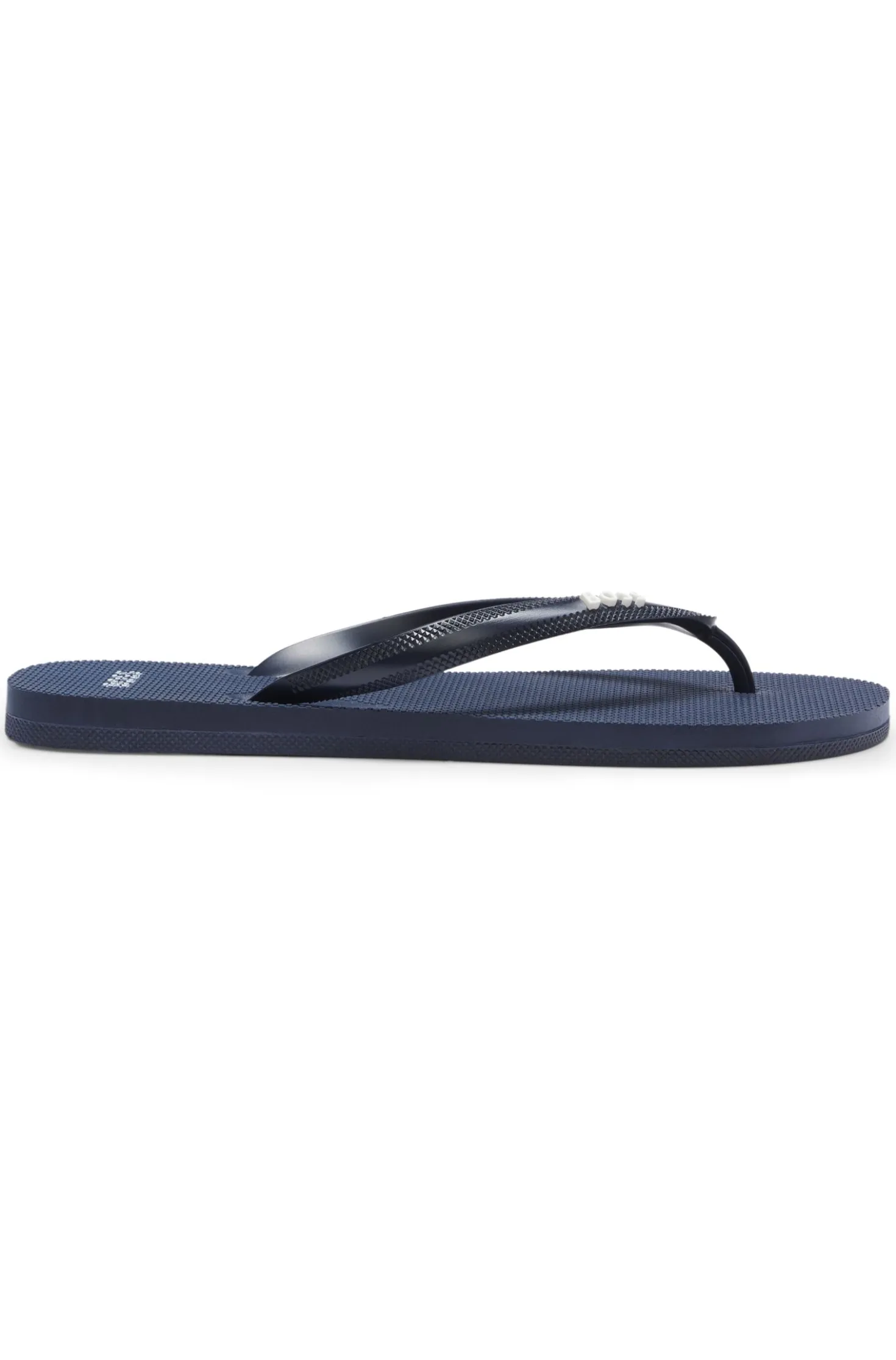 In Italien gefertigte Flip-Flops mit kontrastfarbenem Logo-Detail