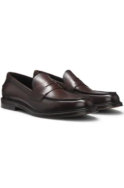 In Italien gefertigter Loafer aus weichem Leder