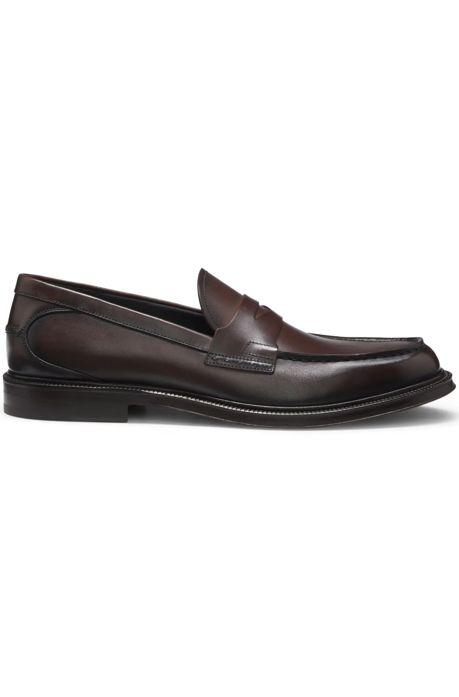 In Italien gefertigter Loafer aus weichem Leder