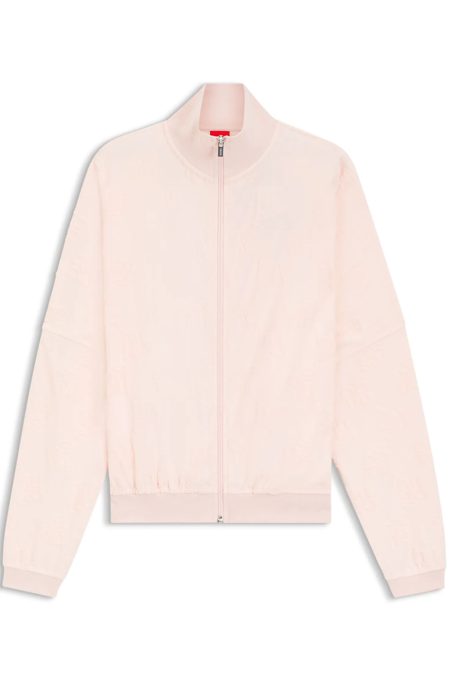 Jacke aus Baumwoll-Mix mit Allover-Logo-Muster