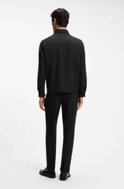 Jacke aus Schurwolle mit Reißverschluss