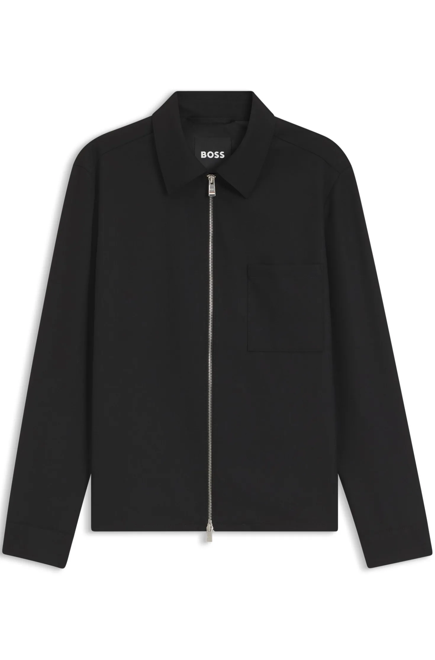 Jacke aus Schurwolle mit Reißverschluss
