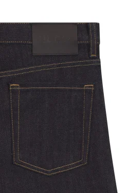 Jeans aus japanischem Selvedge-Denim mit weitem Beinverlauf