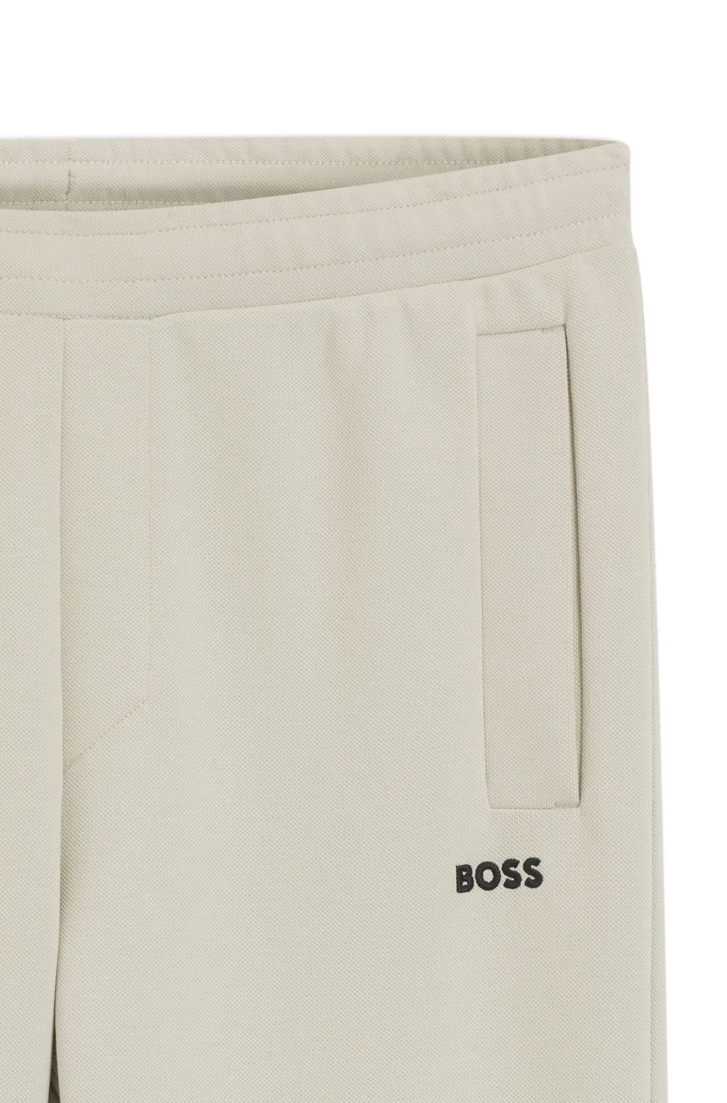 Jogginghose aus Baumwoll-Mix mit Logo-Stickerei