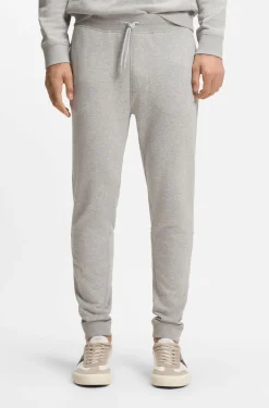 Jogginghose aus Baumwoll-Terry mit Logo-Aufnäher
