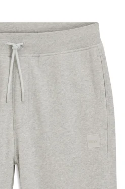 Jogginghose aus Baumwoll-Terry mit Logo-Aufnäher