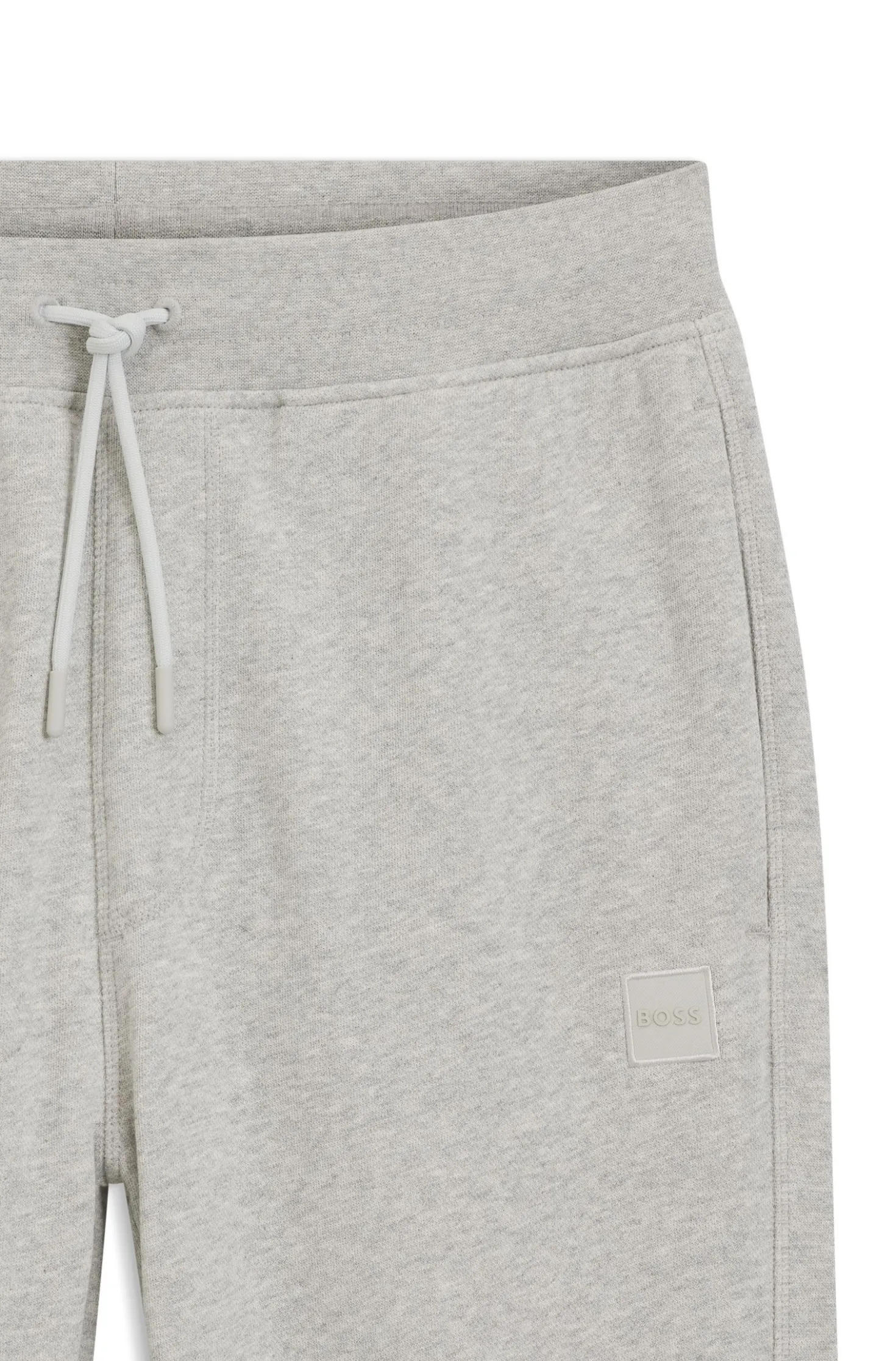 Jogginghose aus Baumwoll-Terry mit Logo-Aufnäher